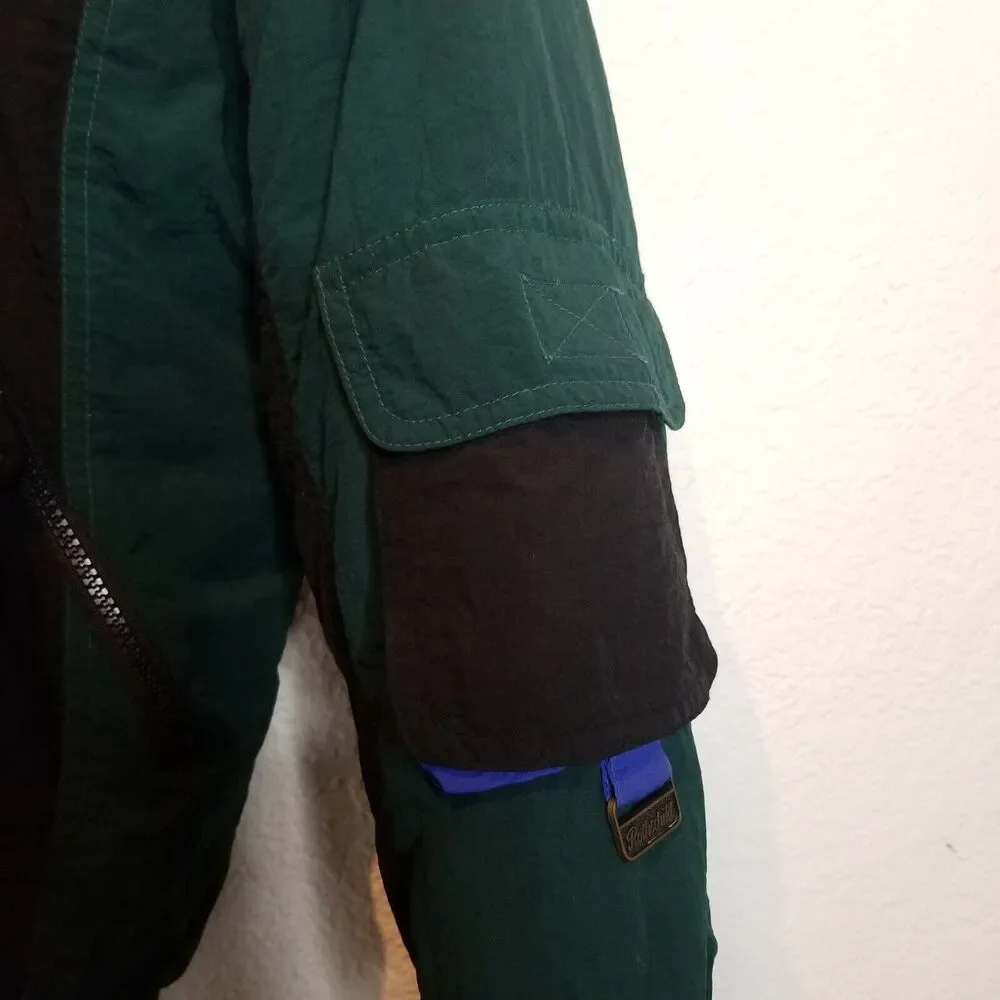 Vintage 90s Boys Snow Jacket Sz L Below Zero  Sz L Skiing Resort Winter - Picture 8 of 12